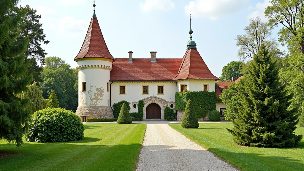 Kernius pilies griuvėsiai ir Užutrakio dvaro architektūra Aukštaitijoje